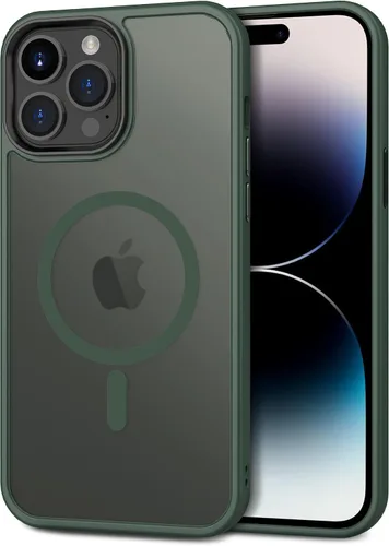 Vista 32 de CACOE Funda magnética para iPhone 12 y iPhone 12 Pro de 6.1 pulgadas - Compatible con MagSafe y soporte magnético para teléfono en el automóvil,