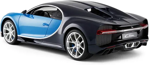 Vista 3 de PowerTRC Bugatti con licencia oficial, R/C Bugatti Chiron modelo deportivo a escala 1/14 con faros, ideas de regalo de cumpleaños para adultos