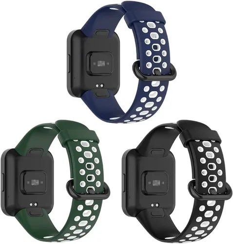 Vista 19 de Senter Correa de repuesto deportiva de silicona suave para reloj inteligente Redmi Watch 2 Lite 10 pzas