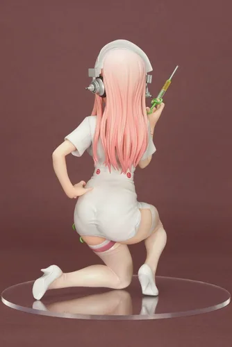 Vista 7 de Orchid Seed - Estatua de PVC Nitro Super Sonic 1/7 Super Sonico Nurse Versión 17 c