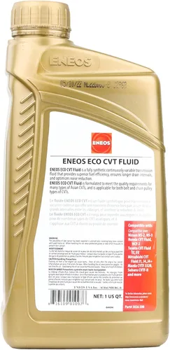 Vista 4 de ENEOS ECO CVT Fluido de transmisión totalmente sintético, 1 Qt