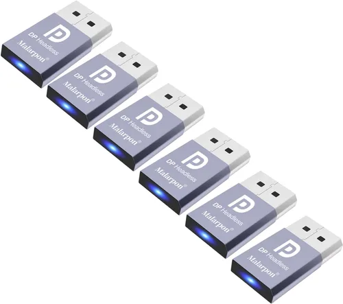Vista 15 de Enchufe simulado HDMI compatible con pantalla sin cabeza emulador DDC EDID Headless Ghos con Windows Mac OSX Linux Ideal para aceleración
