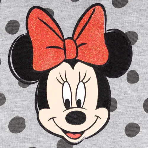 Vista 2 de Disney Minnie Mouse - Sudadera con capucha de forro polar para niñas pequeñas
