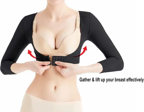 Vista 3 de KSKshape Moldeador de brazo para mujer, mangas de compresión postquirúrgicas, adelgazantes, corrector de postura