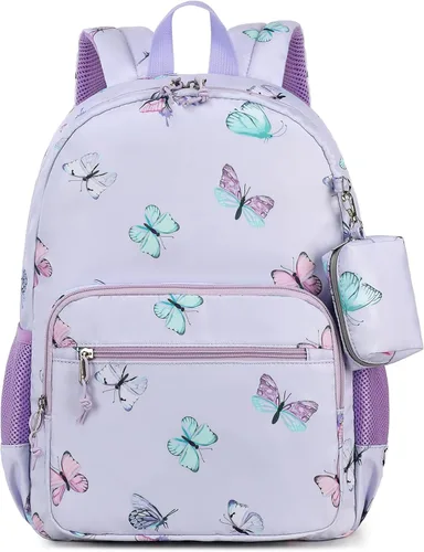 Vista 46 de Mygreen - Mochila escolar con bonitos diseños para niños y niñas, 11.5 x 15.7 x 5.1 pulgadas