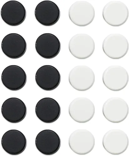 Vista 10 de Qualsen Imanes para nevera, 20 imanes para refrigerador, pequeño imán para pizarra blanca, mini imán lindo para refrigerador, casillero, pizarra 10