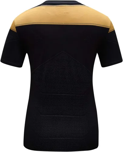 Vista 2 de Red Plume - Camiseta deportiva de compresión para mujer