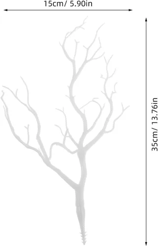 Vista 5 de LIFKOME Ramas de árbol secas de asta artificial, ramas decorativas de 13.76 pulgadas, ramas decorativas de plástico, ramas secas, decoración