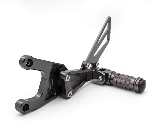 Vista 2 de Krace Reposapiés para motocicleta, reposapiés, pedales de cambio de freno, para Benelli TNT 125 135 2016-2021, titanio