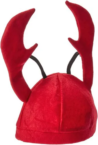 Vista 6 de NA1 Divertidos sombreros de fiesta novedosos para disfraces, sombrero de cangrejo y cangrejo de río, juego de 2 unidades, disfraz para adultos