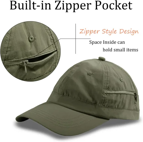 Vista 29 de Gorra de béisbol impermeable para hombre, sombrero de lluvia plegable para correr al aire libre, sombrero de pesca solar