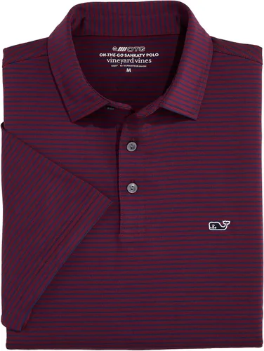 Vista 41 de Vineyard Vines Polo Bradley Stripe Sankaty para hombre Ocean Breeze Tejeda