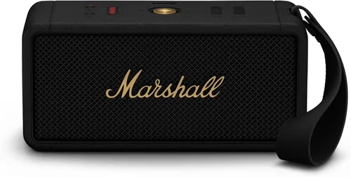 Vista 5 de Marshall Stanmore III - Altavoz inalámbrico Bluetooth, negro y Middleton, altavoz Bluetooth portátil, negro y latón