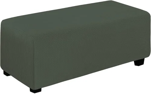 Vista 158 de Easy-Going Funda Elástica para Otomana Taburete de Almacenamiento Plegable Protector de Muebles Funda Rectangular Suave con Parte Inferior Elástica