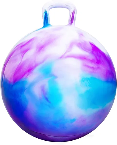 Vista 9 de PlayZap Pelotas Saltarinas para Niños de 3-8 Años, Pelota Rebotante de 18 Pulgadas con Asa, Saltarina Inflable de 18", Juguetes de Salto de 45cm