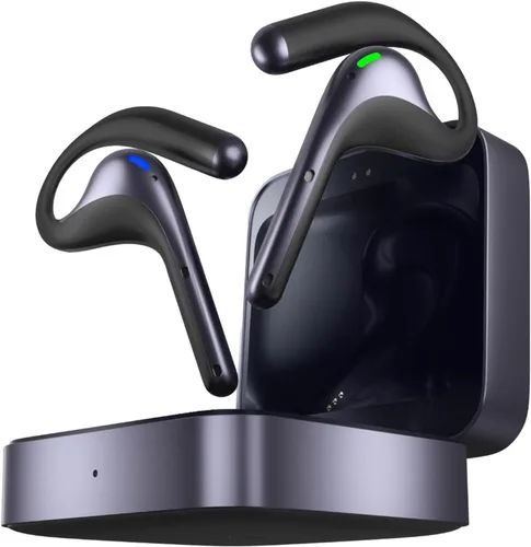 Vista 9 de Timekettle W4 Pro - Audífonos intérprete AI, traducción bidireccional de voz en tiempo real, más de 50 idiomas, traductor Bluetooth de video y Gris