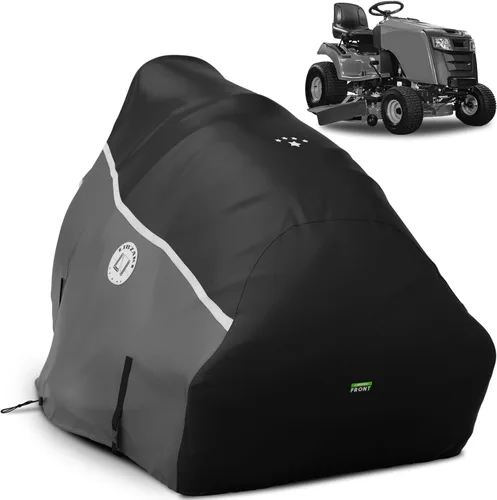 Vista 9 de Funda para tractor de césped de 420D, cubierta impermeable para tractor resistente, se adapta a cubiertas de hasta 54", ajuste universal para John