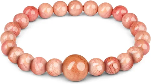 Vista 58 de Pulseras de cristal curativo para mujeres y hombres, espiritual, energía positiva y equilibrio, pulseras de cuentas de cristal natural hechas a mano