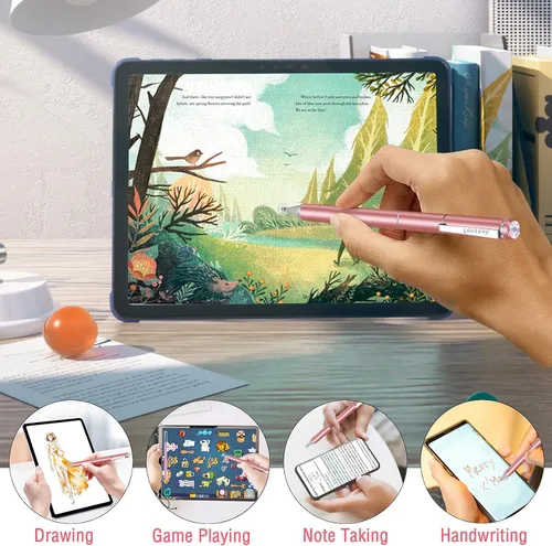 Vista 2 de Penyeah Lápiz capacitivo para Switch 2 DS Lite, múltiples puntas capacitivas para pantalla táctil, iPhone, teléfonos Android, tabletas, Chromebook