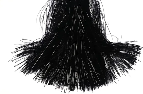 Vista 4 de YYCRAFT Icicles Tinsel 3000 Strand, Negro