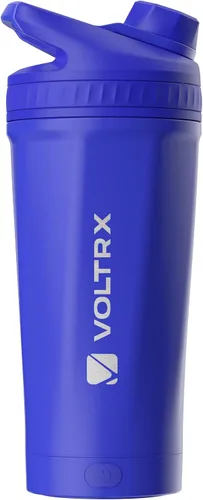 Vista 13 de VOLTRX ChillMix - Botella agitadora aislada de acero inoxidable, mezclador eléctrico recargable por USB C, vasos agitadores para batidos