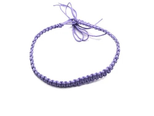 Vista 46 de Hemp Anklet Adjustable Tie On (Black)