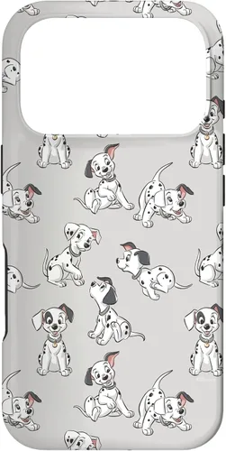 Vista 30 de Disney Classic 101 Dalmatians Puppies - Carcasa para iPhone 17, color gris