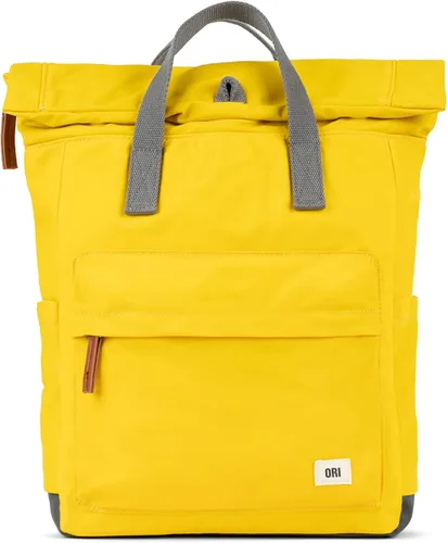 Vista 11 de ORI LONDON Mochila Rolltop para hombre y mujer - Mochila de viaje mediana de nailon para portátil y accesorios - The Canfield, Palta, Mediana