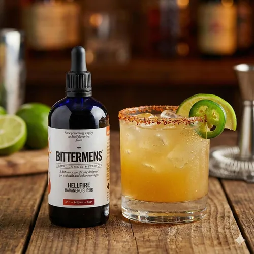 Vista 3 de Bittermens Amargos de cóctel, botellas de 5 oz