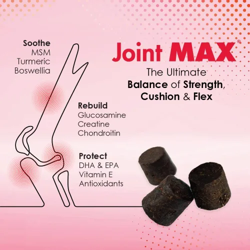 Vista 3 de PHS Joint Max Triple Strength (TS) Masticables suaves para perros, glucosamina, condroitina, MSM, cúrcuma, Omega 3, alivio del dolor de cadera