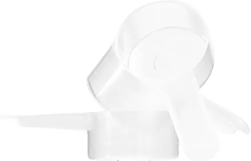 Vista 7 de Juego de 20 cucharas medidoras de 1 cucharada (15 ML) con mango corto para café - cucharas de plástico transparente para café, té suelto, proteínas