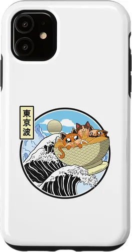 Vista 5 de Funda estética Kawaii Anime Anime Kawaii para iPhone 14 Fideos Ramen