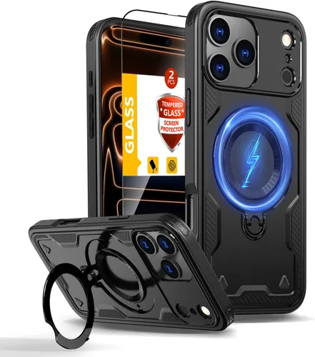 Vista 11 de Funda magnética para Google Pixel 9A compatible con cargador inalámbrico MagSafe, para Pixel 9A, funda de teléfono integrada de 360 °, con 2