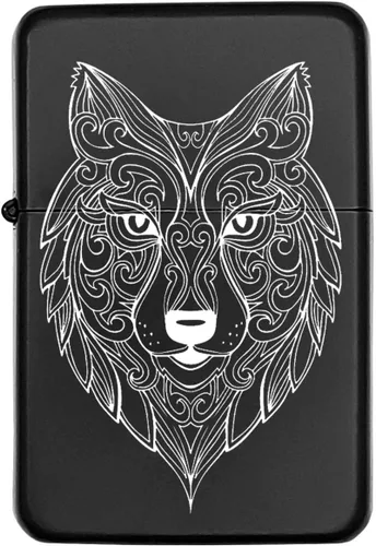Vista 8 de Groomsman - Encendedor personalizado a prueba de viento negro mate, grabado láser gratuito para él, marido, padre, padrinos de boda, novio, papá