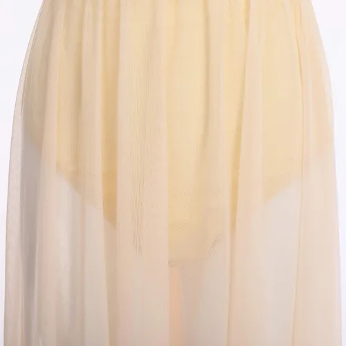 Vista 6 de ODASDO Vestido de danza lírica para adultos disfraz moderno contemporáneo lentejuelas de malla tul alto falda baja ropa de baile de ballet