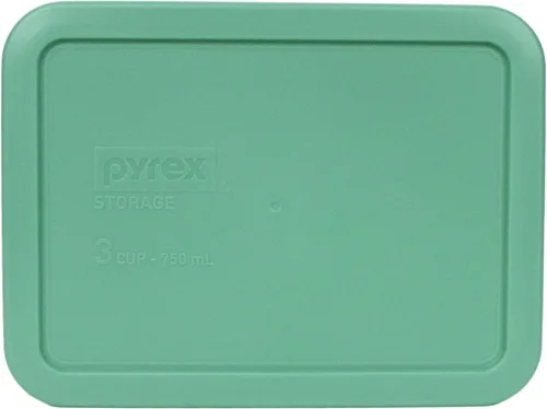 Vista 4 de Pyrex (1) 7402-PC 6/7-Cup Rojo, (2) 7210-PC 3-Cup Light Green, (1) 7201-PC 4-Cup Blue y (2) 7200-PC 2-Cup Orange Food Storage Tapas - Fabricado