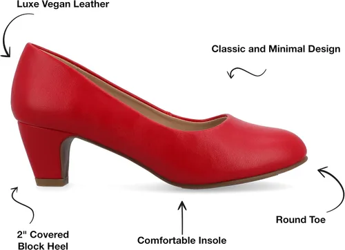 Vista 2 de Journee Collection Zapatos de tacón Comfort LUU-M para mujer