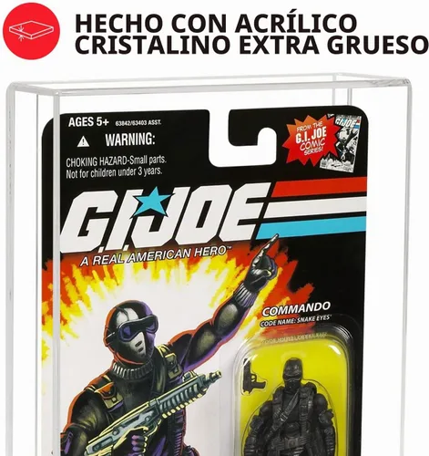 Vista 6 de EVORETRO Estuche Protector de Exhibición de Figuras de Acción Compatible con Star Wars, Marvel Legends, Figuras de Acción con Tarjeta GI-Joe de 3.75