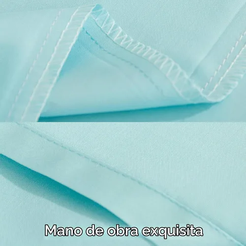 Vista 3 de NTBAY Fundas de Almohada de Algodón Egipcio Queen - Juego de 2, Fundas de Almohada de Algodón de 500 Hilos - Fundas de Almohada Suaves