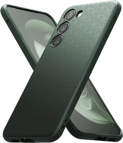 Vista 2 de Ringke Onyx - Funda compatible con Samsung Galaxy S23 Plus [verde oscuro] + marco de cristal de lente de cámara compatible con Samsung Galaxy S23