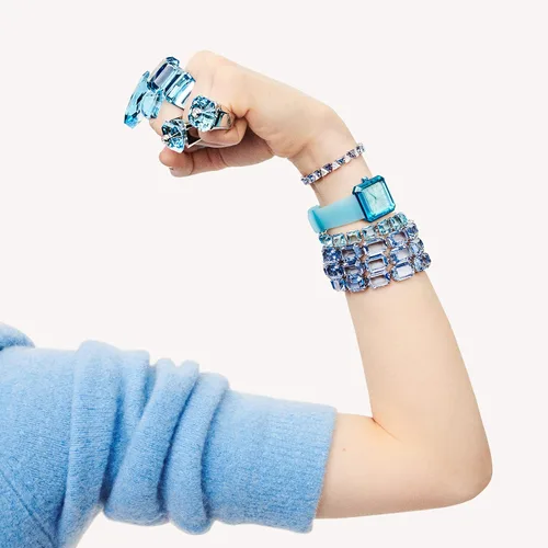 Vista 5 de SWAROVSKI Millenia Octagon Cut Crystal Bracelet Jewelry Collection