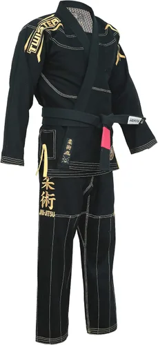 Vista 6 de Twister Black Mamba Brazilian Jiu Jitsu Gi Uniforme BJJ Preencogido Con cinturón BJJ GRATIS y bolsa Gi GRATIS