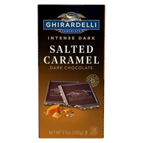 Vista 8 de GHIRARDELLI Barra de chocolate negro intenso, sal marina 60% cacao, barra de 3.5 onzas