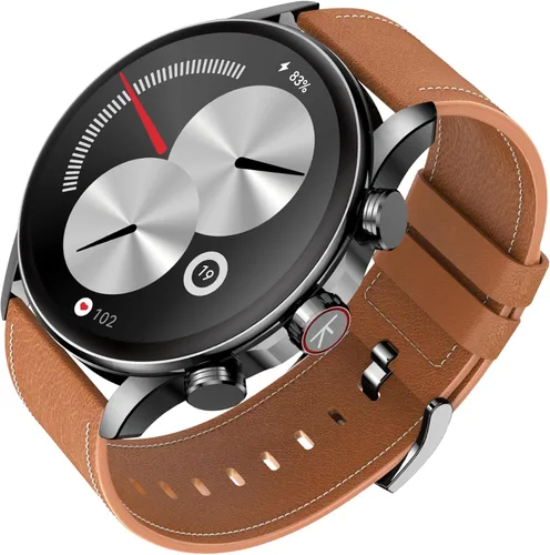 Vista 4 de Kieslect Balancer Smartwatch, pantalla AMOLED de 1.43 pulgadas, llamadas Bluetooth, NFC, más de 100 modos deportivos, color negro