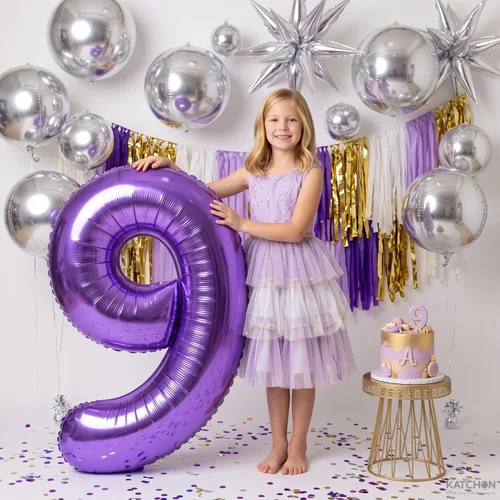 Vista 258 de KatchOn Globo negro del número 1 de 40 pulgadas, globo de feliz cumpleaños Large Mylar Number One Balloon for 1st Birthday Decorations, Foil