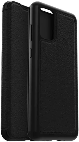 Vista 2 de OtterBox Strada Series - Funda para Galaxy S20+/Galaxy S20+ 5G (solo no compatible con ningún otro modelo de Galaxy S20) - Shadow (negro/peltre)