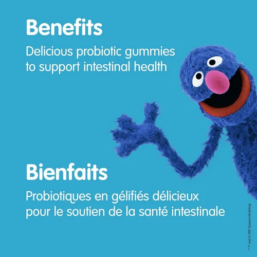Vista 6 de Webber Naturals Gomitas probióticas para niños de Plaza Sésamo