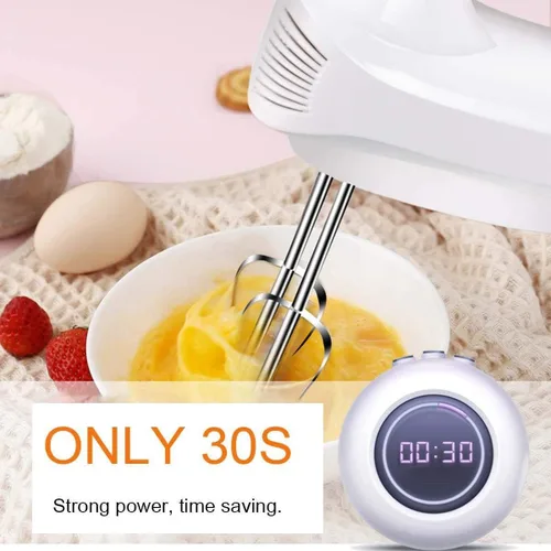 Vista 2 de 5 Speed Electric Handheld Mixer Whisk Egg Beater Cake Baking Home Small Automatic Cream Cake Food Blenders