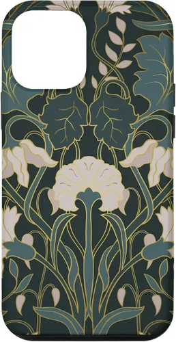 Vista 16 de iPhone 16 Art Nouveau Floral Pattern Case