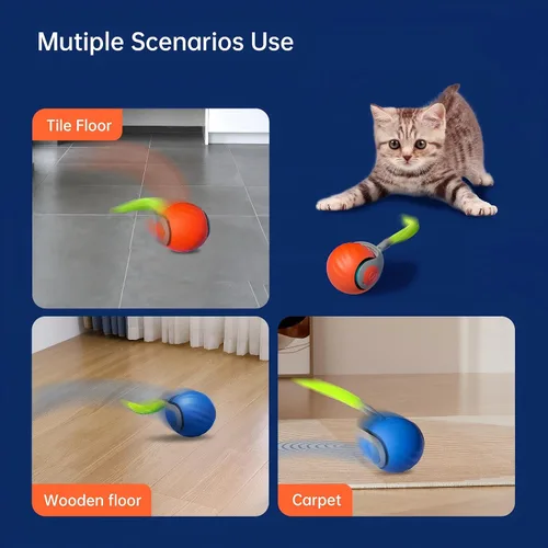 Vista 8 de Versión 3.0 2026 - Juguetes interactivos para gatos de interior, juguete automático para gatos, juguete interactivo para gatos, juguete interactivo